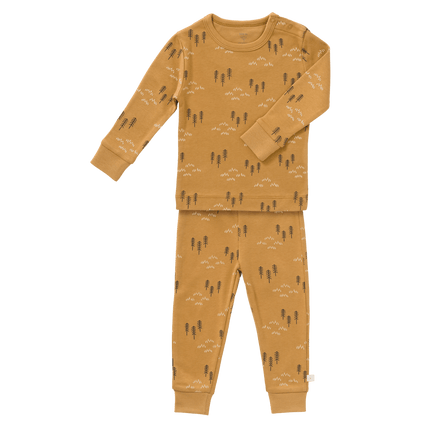 Fresk Baby Pyjama Woods Spruce Yellow 2 - delig koop je bij Babywinkel