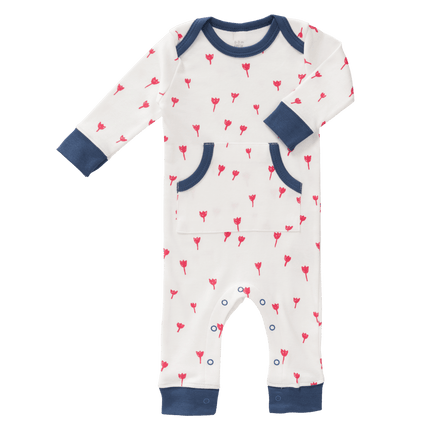 Fresk Baby Pyjama Zonder Voet Tulip Red koop je bij Babywinkel