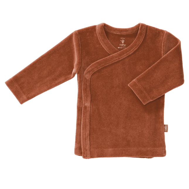 Fresk Baby Vestje Velours Copper koop je bij Babywinkel