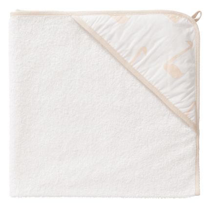 Fresk Badcape Baby Wikkel Diagonals Pale Peach koop je bij Babywinkel