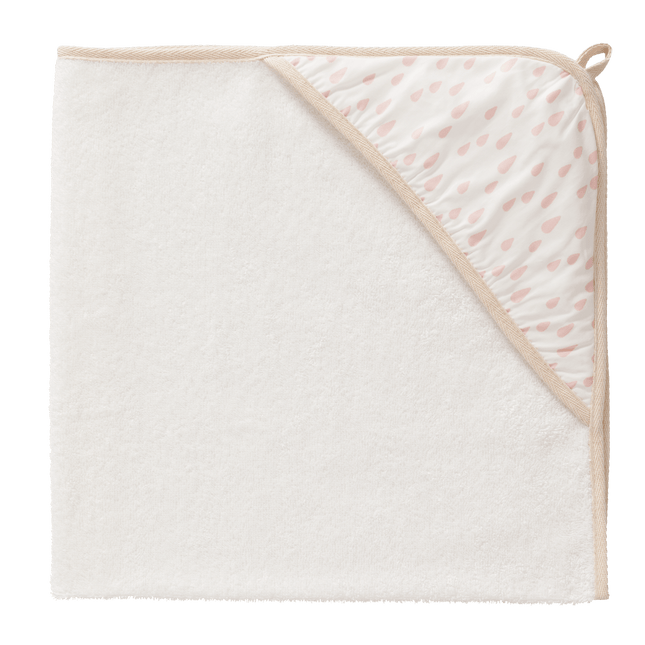 Fresk Badcape Baby Wikkel Drops Ether Blue koop je bij Babywinkel