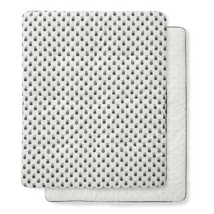 Fresk Boxkleed Pineapple Anthracite 77x97cm koop je bij Babywinkel