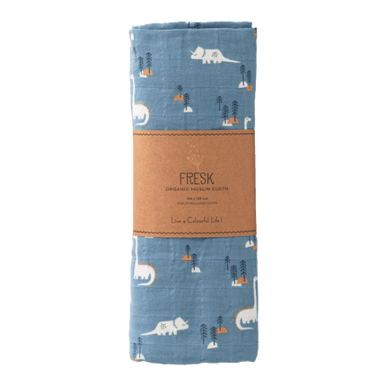 Fresk Inbakerdoek 120X120 Cm Dino koop je bij Babywinkel