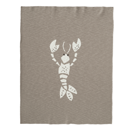 Fresk Ledikantdeken Gebreid Lobster Grey 100x150cm koop je bij Babywinkel