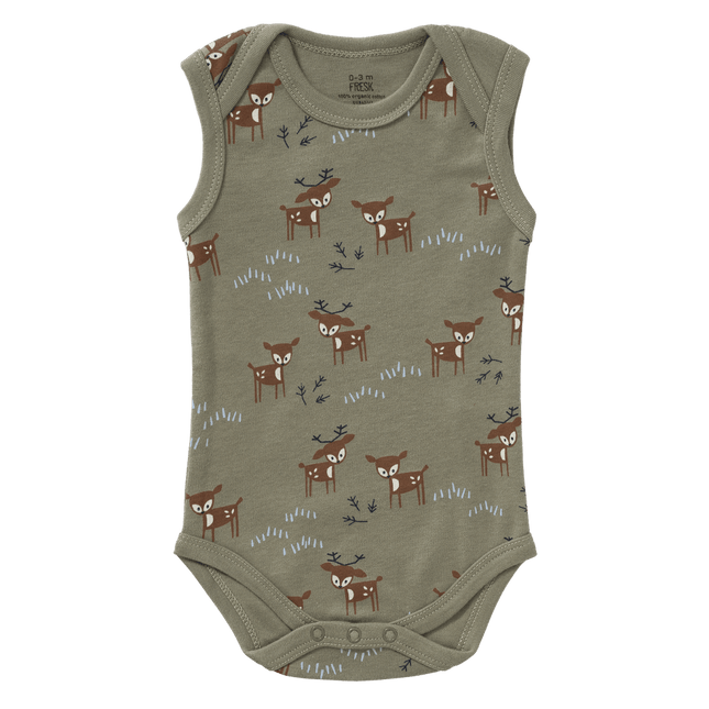 Fresk Romper Deer Olive koop je bij Babywinkel
