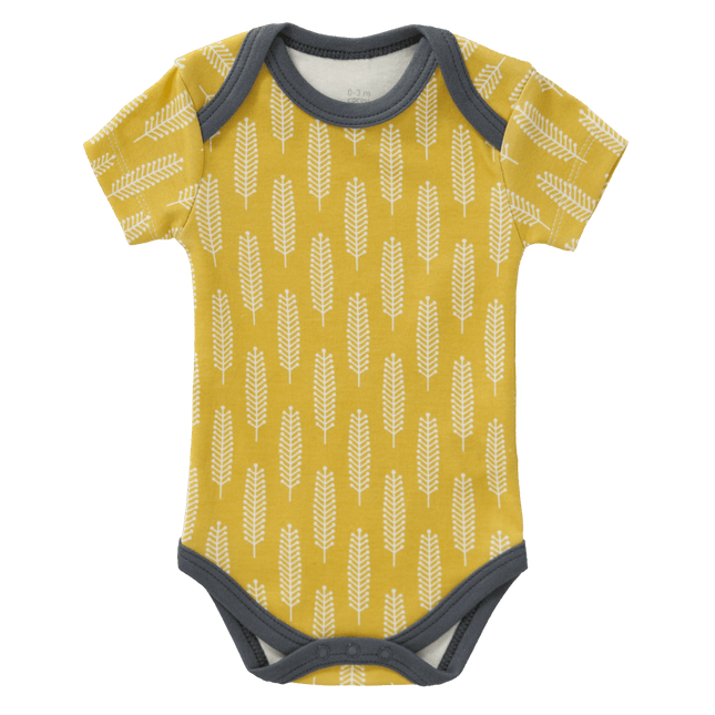 Fresk Romper Korte Mouw Havre Vintage Yellow koop je bij Babywinkel