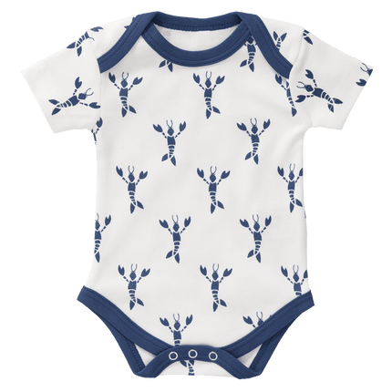 Fresk Romper Korte Mouw Lobster Indigo Blue koop je bij Babywinkel