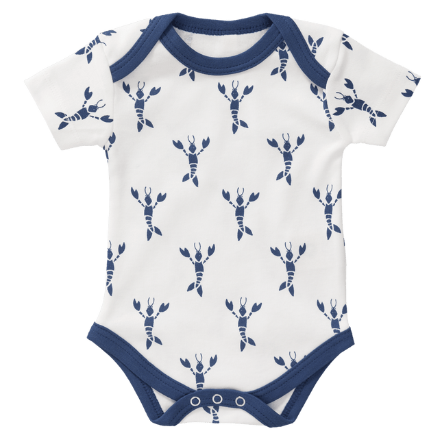 Fresk Romper Korte Mouw Lobster Indigo Blue koop je bij Babywinkel