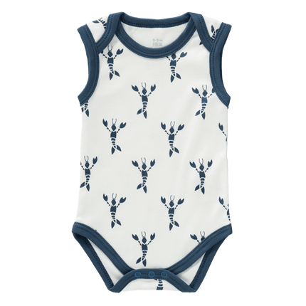 Fresk Romper Zonder Mouw Lobster Indigo Blue koop je bij Babywinkel