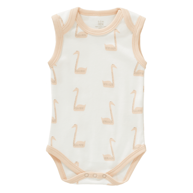 Fresk Romper Zonder Mouw Swan Pale Peach koop je bij Babywinkel