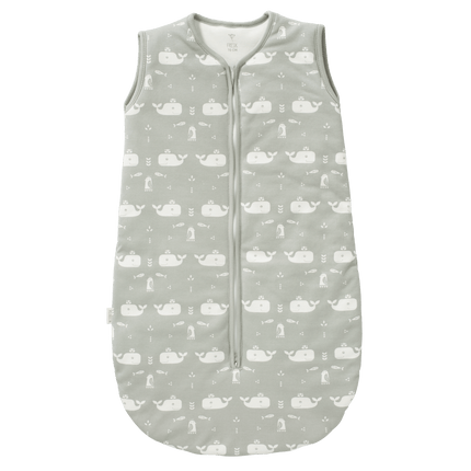 Fresk Slaapzak Baby Slaapzak Met Lichte Voering Whale Dawn Grey koop je bij Babywinkel