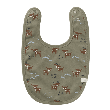 Fresk Slabbetje Deer Olive koop je bij Babywinkel