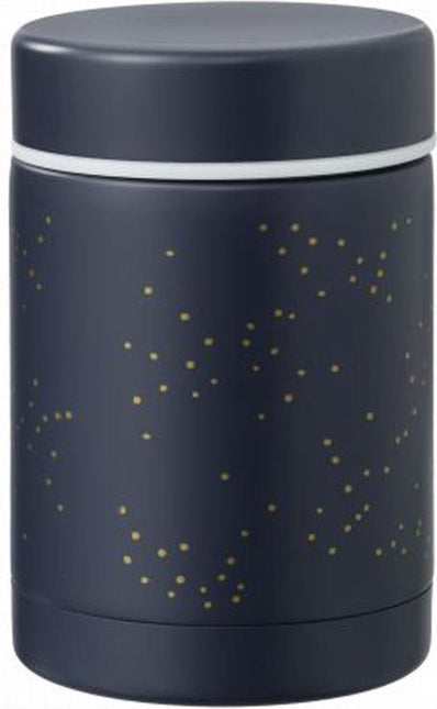 Fresk Thermosfles Food Jar Indigo Dots 300ml koop je bij Babywinkel