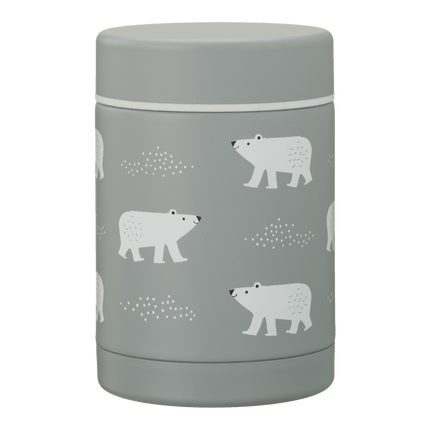 Fresk Thermosfles Food Jar Polar Bear 300ml koop je bij Babywinkel
