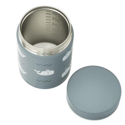Fresk Thermosfles Food Jar Whale 300ml koop je bij Babywinkel