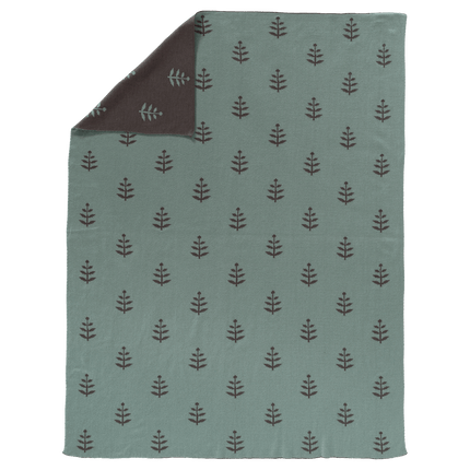 Fresk Wiegdeken Gebreid Leaves 80x100cm koop je bij Babywinkel