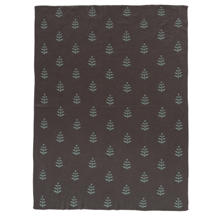 Fresk Wiegdeken Gebreid Leaves 80x100cm koop je bij Babywinkel