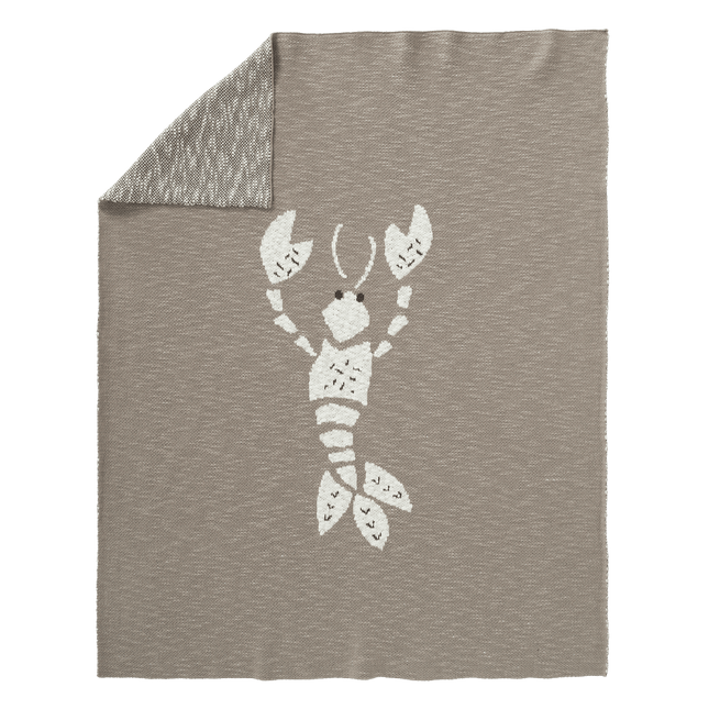 Fresk Wiegdeken Gebreid Lobster Grey 80x100cm koop je bij Babywinkel