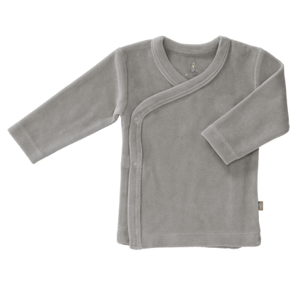 Fresk Wikkelvestje Velours Paloma Grey koop je bij Babywinkel