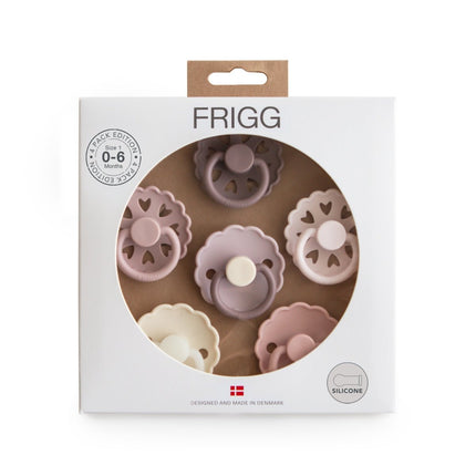 Frigg Speen Maat 1 Blooming Love Silicone 6St koop je bij Babywinkel