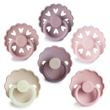 Frigg Speen Maat 1 Blooming Love Silicone 6St koop je bij Babywinkel