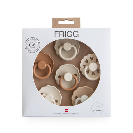 Frigg Speen Maat 1 Cinnamon Charm Silicone 6St koop je bij Babywinkel