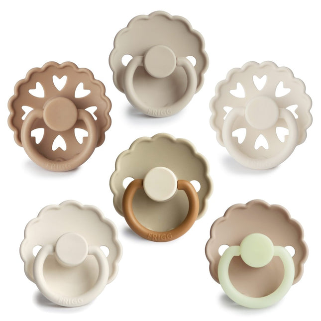 Frigg Speen Maat 1 Cinnamon Charm Silicone 6St koop je bij Babywinkel