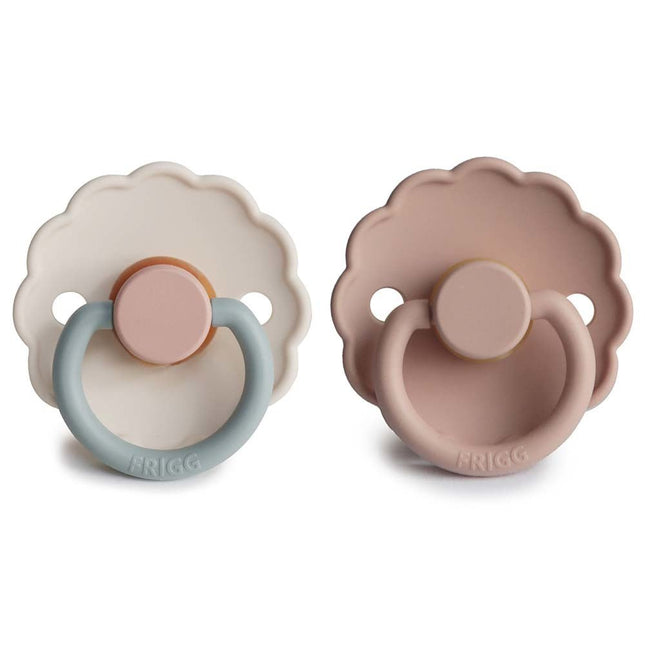 Frigg Speen Maat 1 Daisy Blooming Blush/Cotton C. Latex 2 - Pack koop je bij Babywinkel