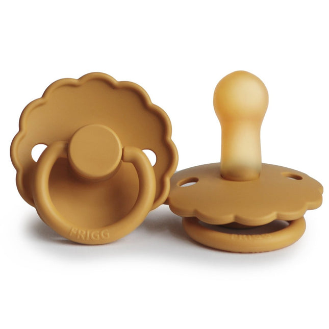 Frigg Speen Maat 1 Daisy Honey Gold Latex koop je bij Babywinkel