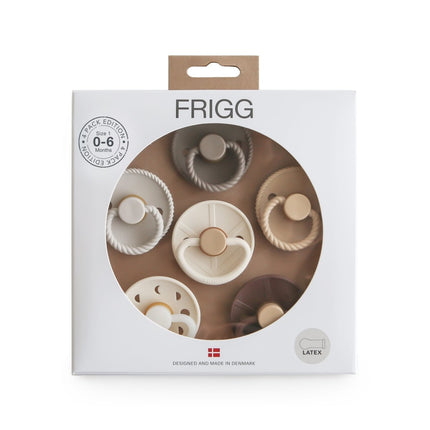 Frigg Speen Maat 1 Earthy Wonder Latex 6St koop je bij Babywinkel