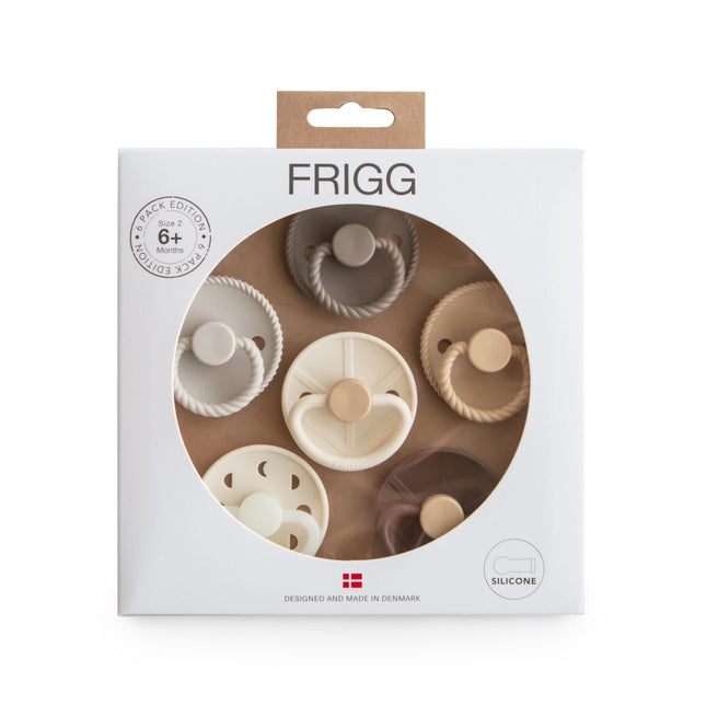 Frigg Speen Maat 1 Earthy Wonder Silicone 6St koop je bij Babywinkel