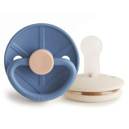 Frigg Speen Maat 1 Little Viking Ocean View/Cream Silicone 2St koop je bij Babywinkel