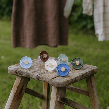 Frigg Speen Maat 1 Little Viking Sage/Olive Silicone 2St koop je bij Babywinkel