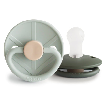 Frigg Speen Maat 1 Little Viking Sage/Olive Silicone 2St koop je bij Babywinkel