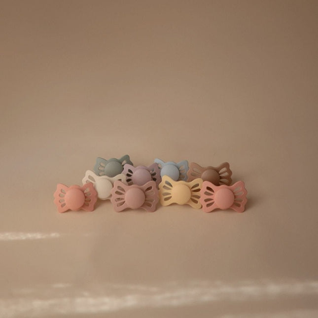 Frigg Speen Maat 1 Lucky Cedar/Baby Pink Silicone 2 - Pack koop je bij Babywinkel