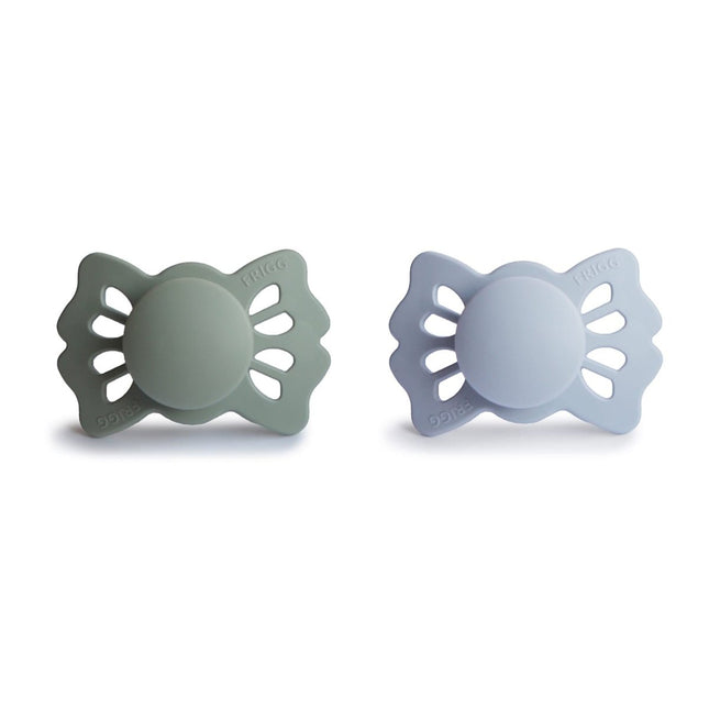 Frigg Speen Maat 1 Lucky Sage/Powder Blue Silicone 2 - Pack koop je bij Babywinkel