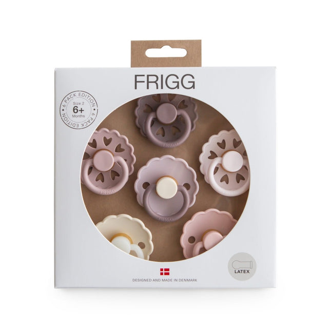 Frigg Speen Maat 2 Blooming Love Latex 6St koop je bij Babywinkel