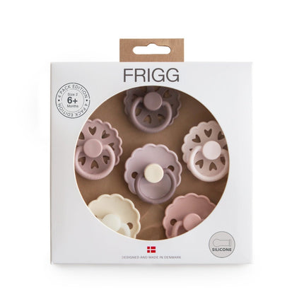 Frigg Speen Maat 2 Blooming Love Silicone 6St koop je bij Babywinkel