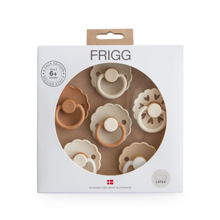 Frigg Speen Maat 2 Cinnamon Charm Latex 6St koop je bij Babywinkel