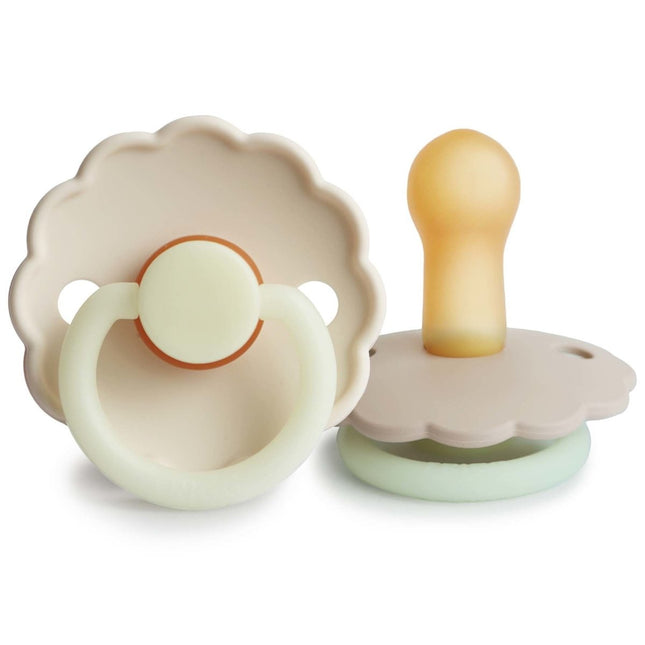 Frigg Speen Maat 2 Daisy Night Croissant / Cream Latex koop je bij Babywinkel