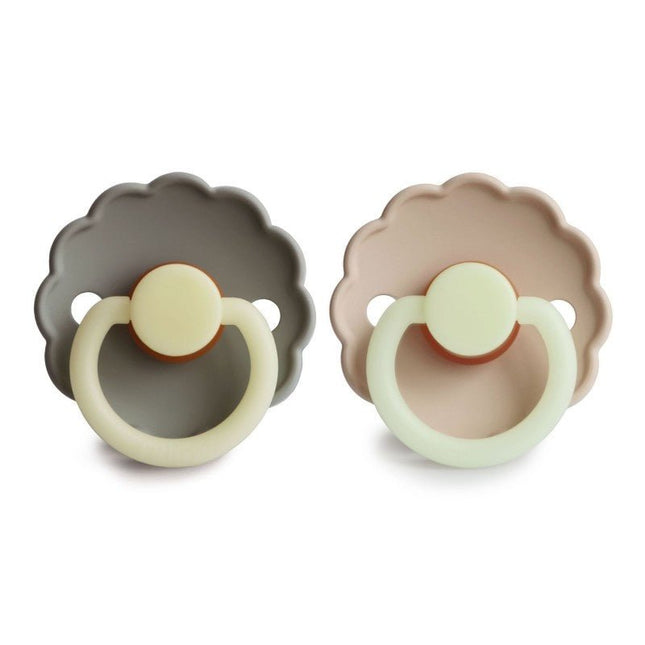 Frigg Speen Maat 2 Daisy Night Portob./Crossant Latex koop je bij Babywinkel
