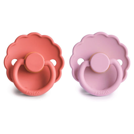 Frigg Speen Maat 2 Daisy Poppy/Lupine Latex 2 - Pack koop je bij Babywinkel