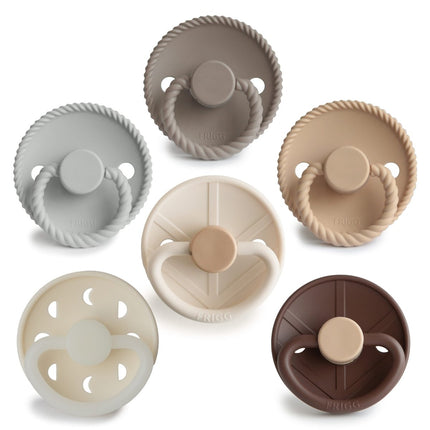 Frigg Speen Maat 2 Earthy Wonder Silicone 6St koop je bij Babywinkel