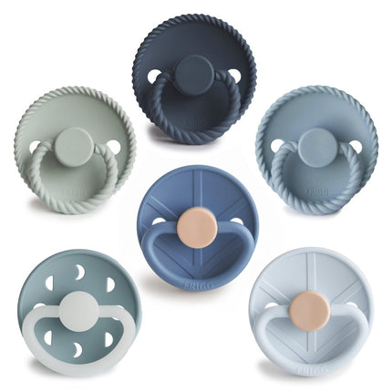 Frigg Speen Maat 2 Endless Sea Silicone 6St koop je bij Babywinkel