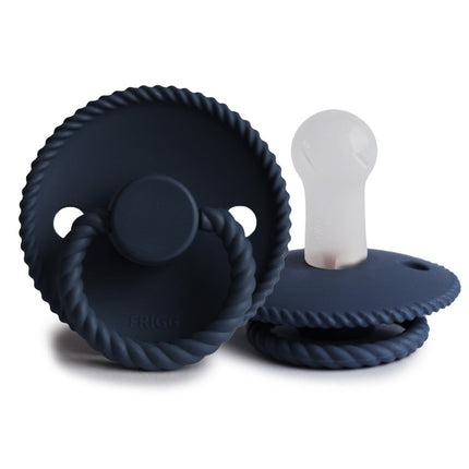 Frigg Speen Maat 2 Rope Dark Navy Silicone koop je bij Babywinkel