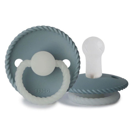Frigg Speen Maat 2 Rope Night Stone Blue Silicone koop je bij Babywinkel