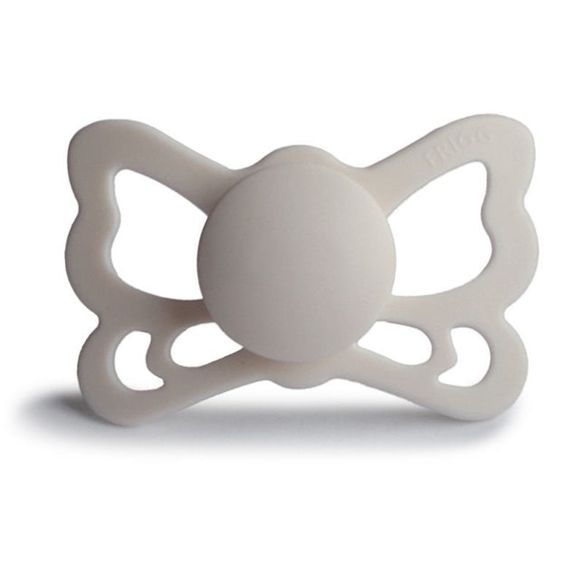 Frigg Speen Maat 2 Vlinder Grijs Silicone koop je bij Babywinkel