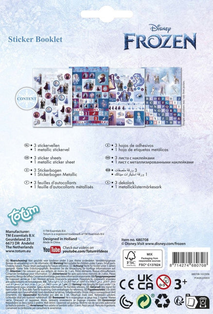Frozen Stickerboek koop je bij Babywinkel