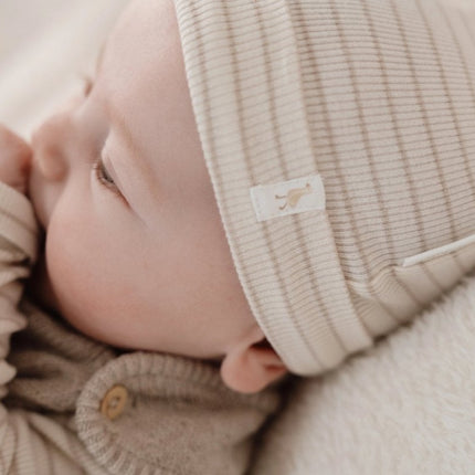 Little Dutch Boxpakje Gebreid Soft Beige Melee koop je bij Babywinkel