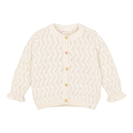 Gebreid vest Creme koop je bij Babywinkel